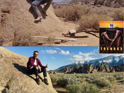 � anche riuscito a trovare le coordinate in mezzo al deserto californiano che lo hanno condotto al masso dove Kevin Bacon, in �Tremors�, si rifugia per sfuggire all�attacco dei vermoni